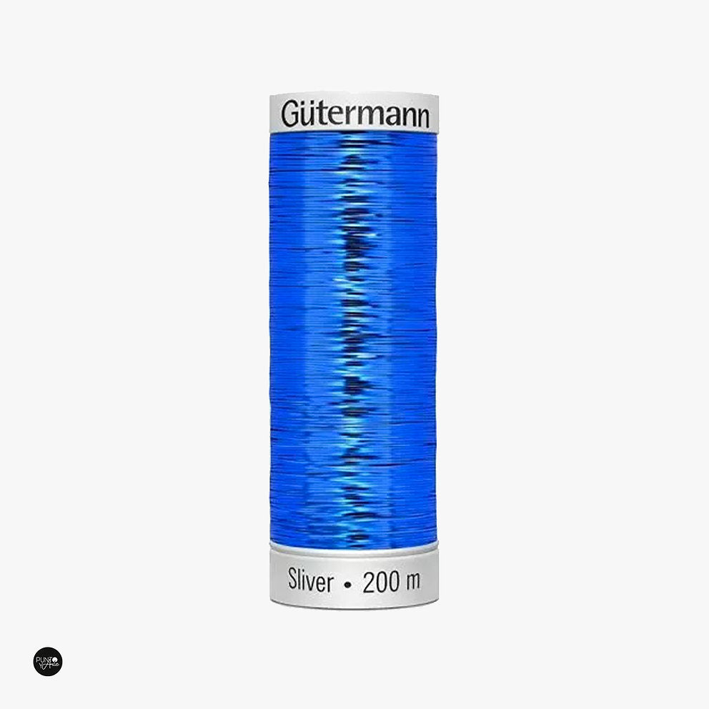 Silver 200 m - Gütermann Metallic Effect Thread