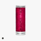 Silver 200 m - Gütermann Metallic Effect Thread