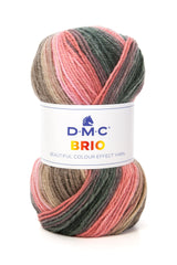 DMC Brio : Laine multicolore à effet dégradé pour tricoter des vêtements d'automne et d'hiver