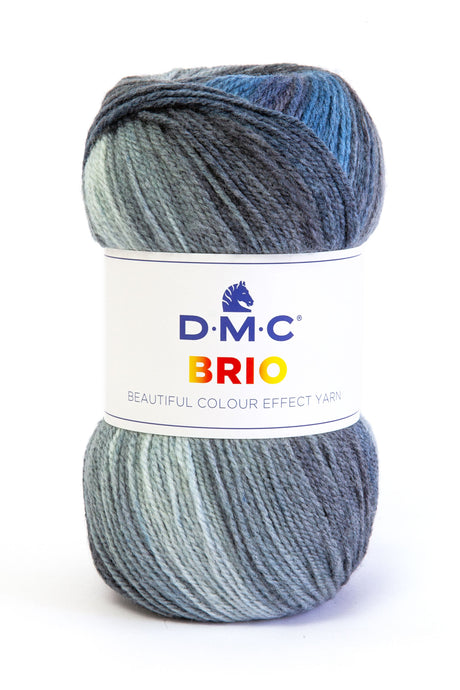 DMC Brio : Laine multicolore à effet dégradé pour tricoter des vêtements d'automne et d'hiver