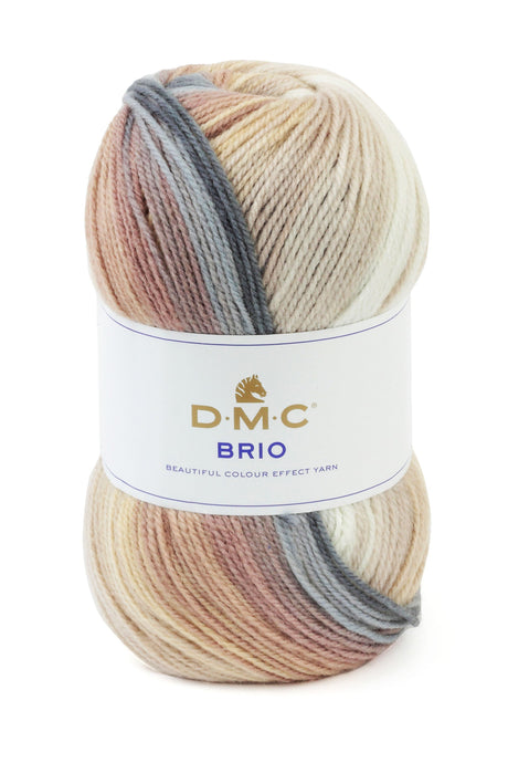 DMC Brio: Multicolor Wool with Gradient Effect for Knitting Autumn and Winter Garments