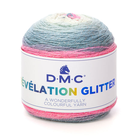 DMC Révélation Glitter - Lana Multicolor con Toque de Brillo