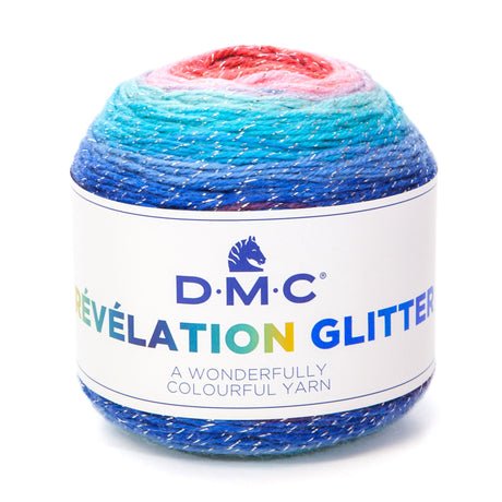 DMC Révélation Glitter - Multicolored Wool with a Touch of Glitter