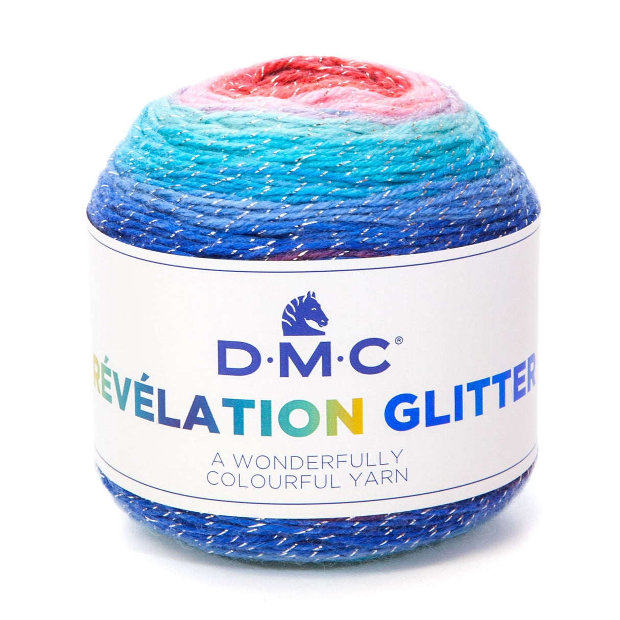 DMC Révélation Glitter - Laine multicolore avec une touche de paillettes