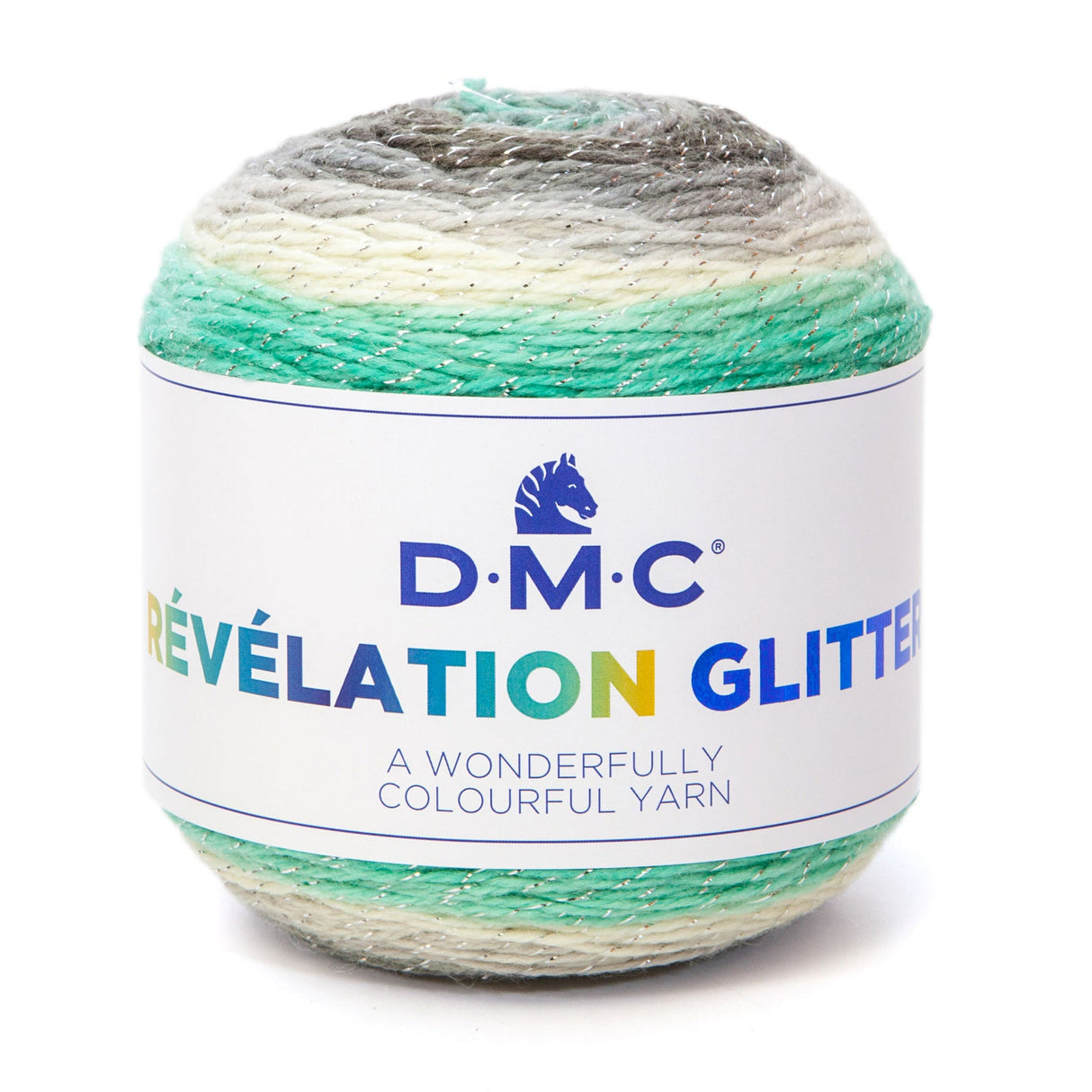 DMC Révélation Glitter - Laine multicolore avec une touche de paillettes