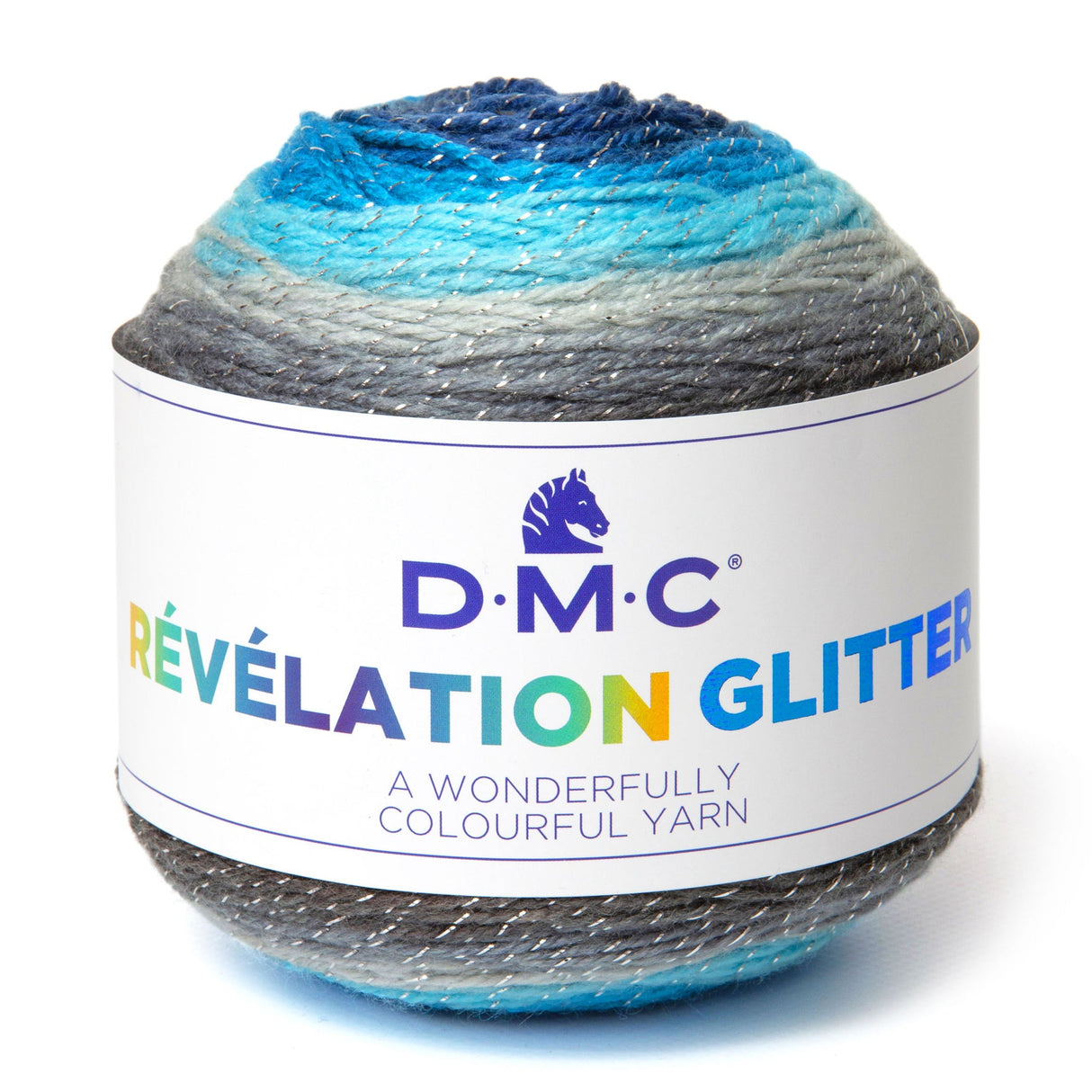 DMC Révélation Glitter - Laine multicolore avec une touche de paillettes