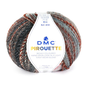 Vista adicional de DMC Pirouette: Lana Multicolor para Labores de Otoño e Invierno