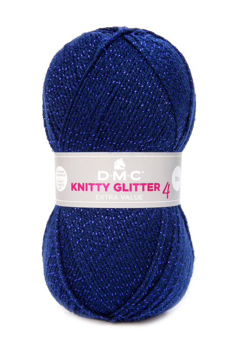 DMC KNITTY4 GLITTER : Brillance métallique dans vos créations en laine