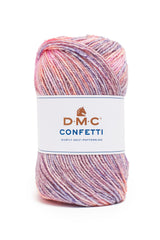 Laine Confetti DMC - Joie multicolore pour des créations hivernales moelleuses et chaleureuses