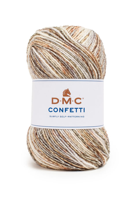 Laine Confetti DMC - Joie multicolore pour des créations hivernales moelleuses et chaleureuses