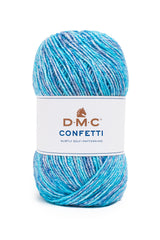 Laine Confetti DMC - Joie multicolore pour des créations hivernales moelleuses et chaleureuses