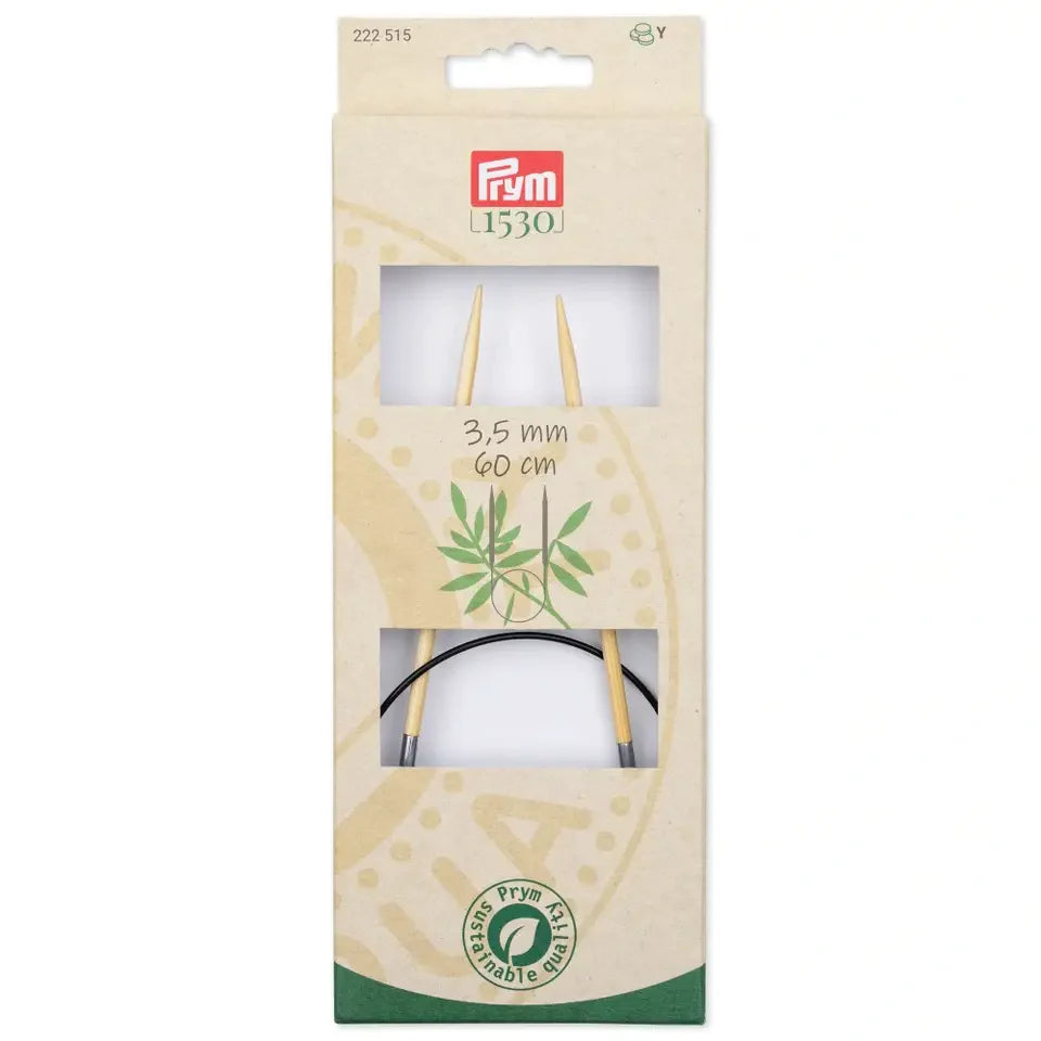 Prym 1530 Bamboo Circular Knitting Needles - Softness, Flexibility and Sustainability in Every Point