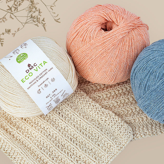 DMC Eco Vita - Recycled Cotton Thread in Natural Tones