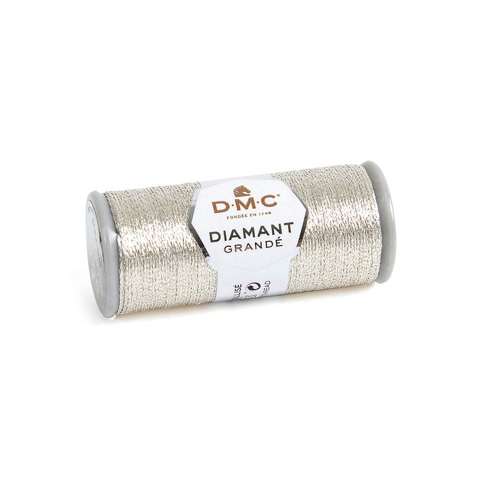 DMC Diamant Grande 381: Hilo metalizado para bordados en relieve