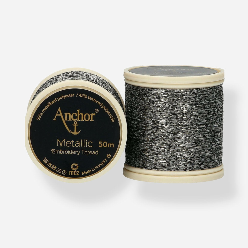 Anchor Metallic: Glänzender Faden für Stickereien und leuchtende Stoffe