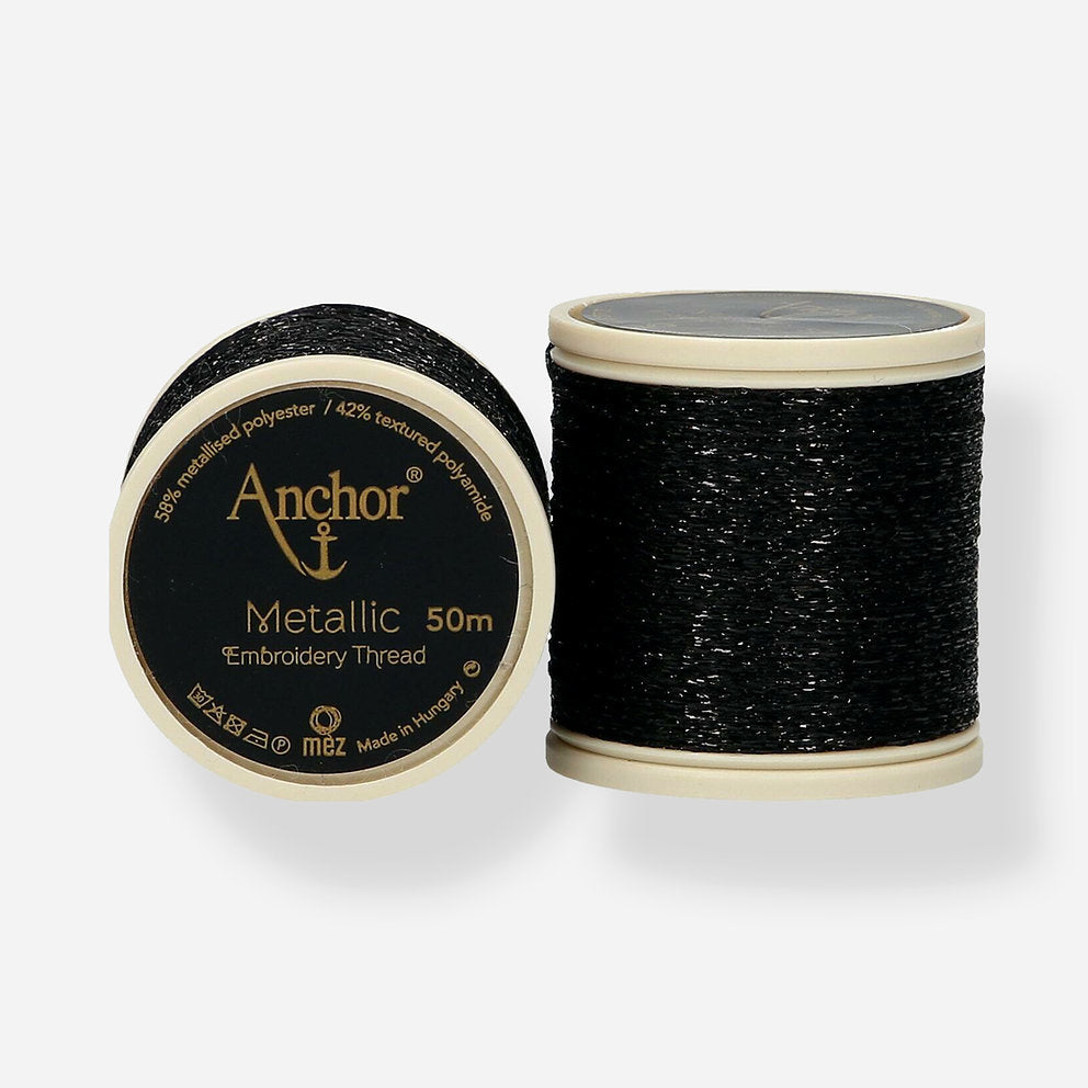 Anchor Metallic: Glänzender Faden für Stickereien und leuchtende Stoffe