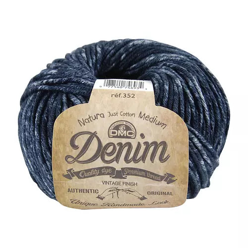 Vista adicional de DMC Natura Medium Denim: Hilo de Algodón con Estilo Vaquero