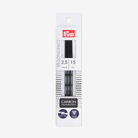 Prym Carbon Technology 15cm Double Pointed Knitting Needles: Innovation in Knitting