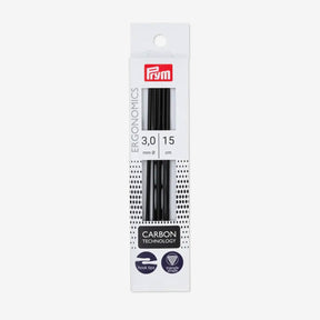 Agujas de tricotar de doble punta Carbon Technology de 15 cm Prym 194184 - accesorio Prym para punto y tejido