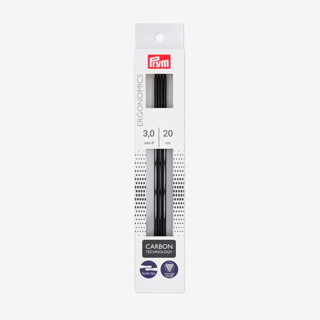 Prym Carbon Technology 20cm Double Pointed Knitting Needles: Innovation in Knitting