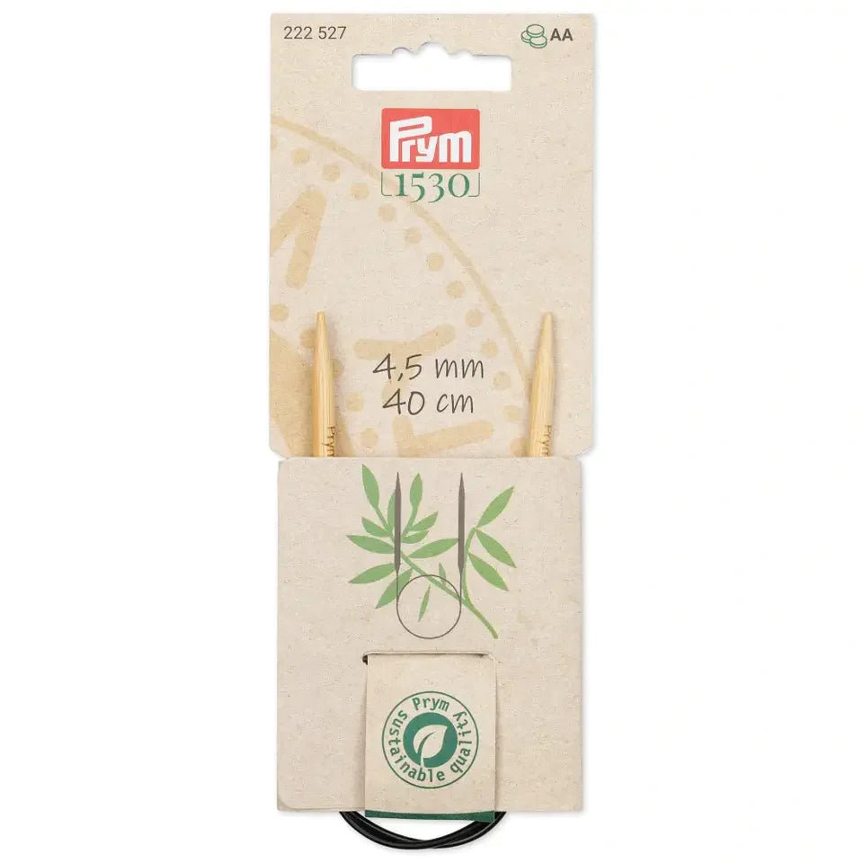 Prym 1530 Bamboo Circular Knitting Needles - Softness, Flexibility and Sustainability in Every Point