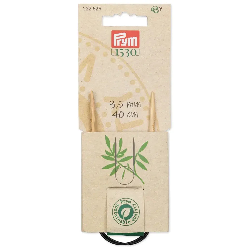 Prym 1530 Bamboo Circular Knitting Needles - Softness, Flexibility and Sustainability in Every Point