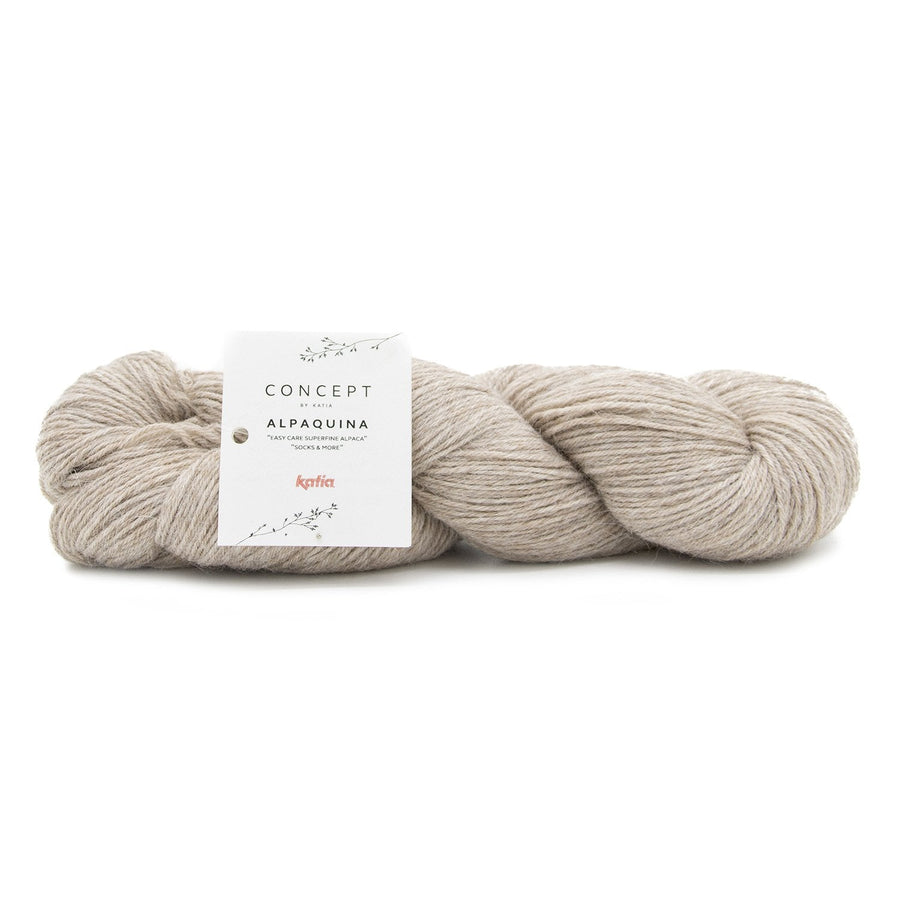 Madeja de Lana de Alpaca ALPAQUINA SUPERFINE de Katia para Tejer Calcetines y Prendas de Bebé
