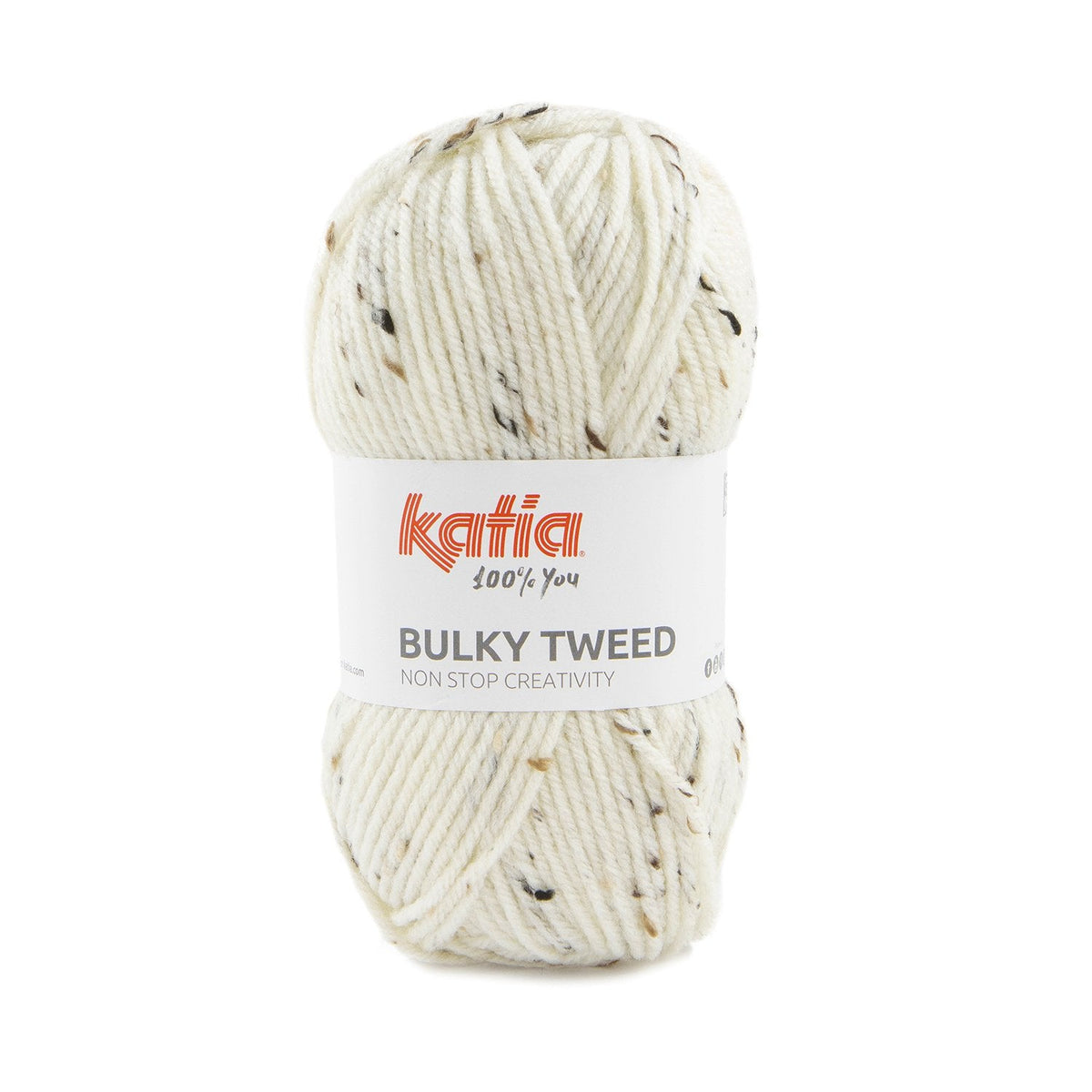 Katia BULKY TWEED - Grober Wollgarn mit bunten Nestern