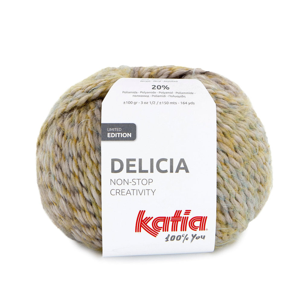 Katia Delicia : Laine fantaisie effet peluche pour des vêtements uniques 