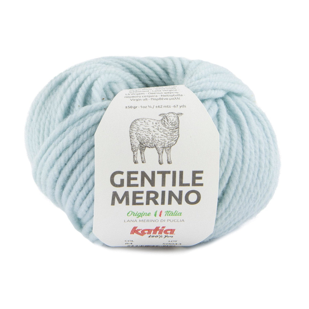 Katia Gentile Merino - 100% italienische Wolle von hoher Qualität