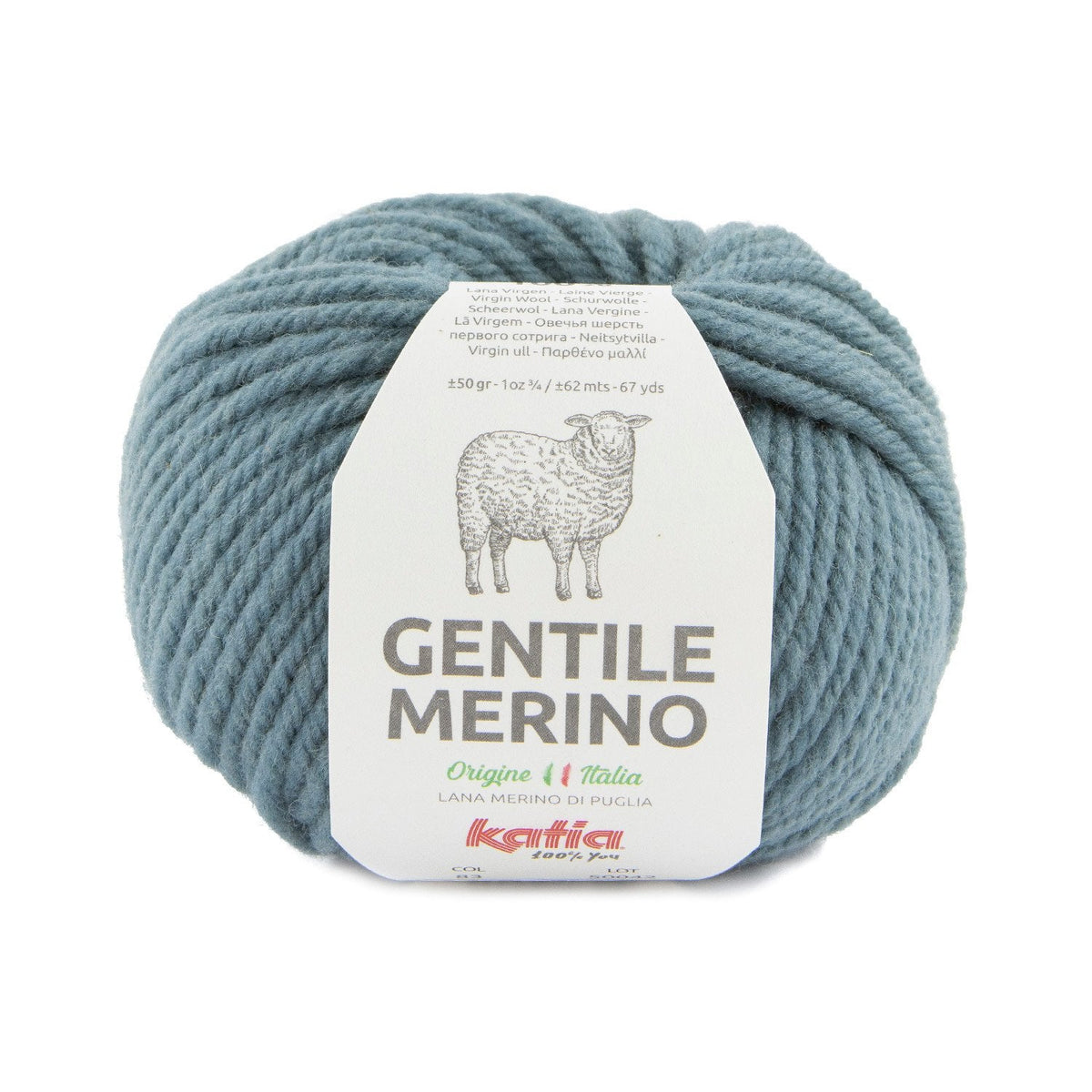 Katia Gentile Merino - 100% italienische Wolle von hoher Qualität