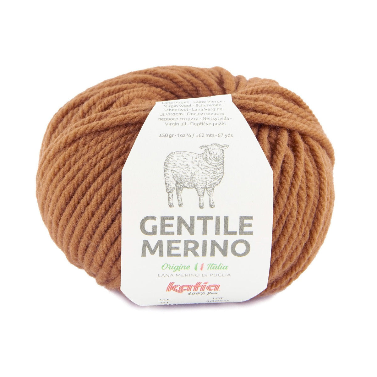 Katia Gentile Merino - 100% italienische Wolle von hoher Qualität
