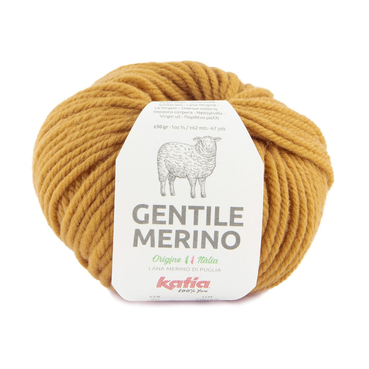 Katia Gentile Merino - 100% italienische Wolle von hoher Qualität