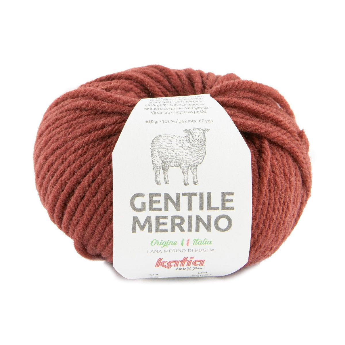 Katia Gentile Merino - 100% italienische Wolle von hoher Qualität
