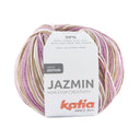 Katia JAZMIN en couleurs pastel - Laine en édition limitée avec toucher doux et imprimé multicolore