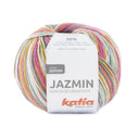 Katia JAZMIN en couleurs pastel - Laine en édition limitée avec toucher doux et imprimé multicolore