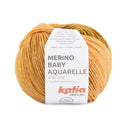 Lana Merino Baby Aquarelle degradé de 3 colores para bebé de Katia - Suave, Duradera y Amigable con el Medio Ambiente