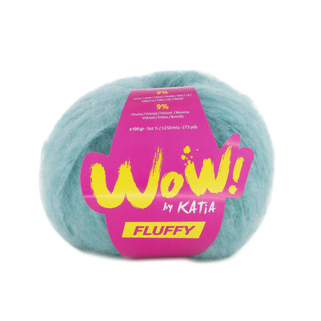 Katia Wow Fluffy - Lana Suave de Efecto Perchado para Prendas Modernas