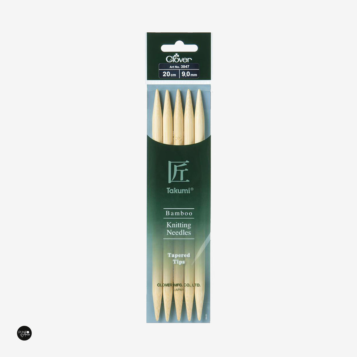 Takumi Bamboo Double Pointed Knitting Needles 20cm Clover | Quality and Comfort